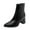 Black, variant on Fesfesfes Ankle Boots for Women Boots Short Sleeve Boots 2023 New Winter Pointed Heel Fashion Casual Versatile Fashion Boots 6.5(38)