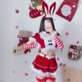 thumbnail image 3 of Venta caliente 2024, disfraz navideño sexy, conejita de discoteca, mucama sexy, seducción, lindo conjunto de fiesta de princesa, 3 of 4