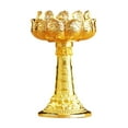 thumbnail image 1 of Lotus Ghee Lamp Holder Candle Holder Suministros budistas Tibetan Candlestick Butter Lamp Holder para centro de mesa Decoración de regalo para el, 1 of 9