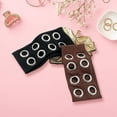 thumbnail image 2 of Trendy Punk Headbands With Wide Elastic Band And Hollow Eyelets Hair Accessories, 2 of 10