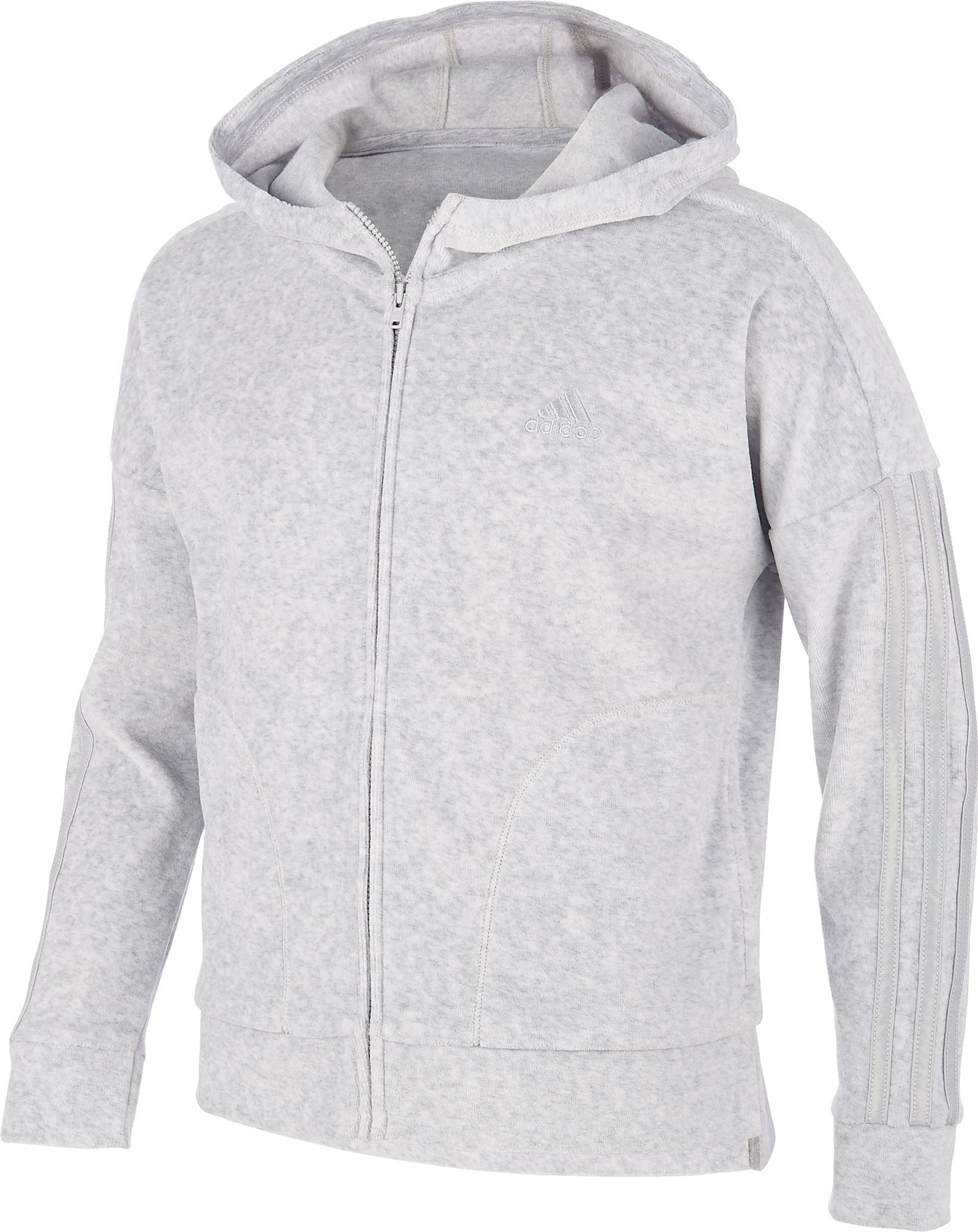 adidas front zip hooded jacket