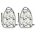 thumbnail image 2 of Kdxio Cute Whale Print 2 Pack Car Kick Mat Seat Cover Back Protector Mat with Pockets for Organizer Backseat Protector and Storage Anti Kick Pad for Vehicles, 2 of 9