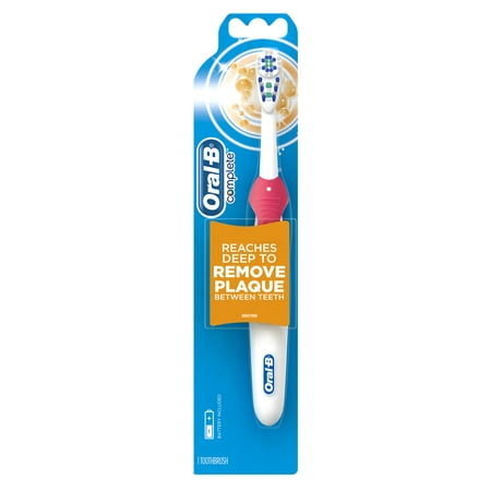 (2 pack) Oral-B Complete Deep Clean Battery Powered Electric Toothbrush, 1 Count, Colors May
