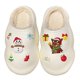 thumbnail image 2 of Zapatos La Casa Femenina Navidad Furry para Interiores, 2 of 8