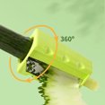 thumbnail image 5 of SouMaox Vegetable Peeler Cucumber Slicer Flower Maker Garnish Tool for Creative Kitchen Cooking, 5 of 9