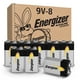 thumbnail image 1 of Baterías alcalinas Energizer de 9 voltios (paquete de 8), baterías alcalinas de 9 V de larga duración, 1 of 5