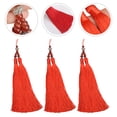 thumbnail image 1 of OUNONA Pendentif à Pampilles Chinoises Rouges pour Décoration de Flûte 6 Pcs Accessoire de Décoration, 1 of 5