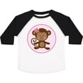 thumbnail image 3 of Inktastic Monkey Girl Girls Toddler T-Shirt, 3 of 5