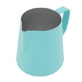 thumbnail image 3 of Coffee Frothing Pitcher, Stainless Steel Eagle Tip Milk Frothing Pitcher  For Milk Tea Shop 350ML Seven Color,350ML Gold,350ML Teflon Blue,550ML Seven Color,550ML Gold,900ML Seven, 3 of 8