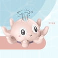 thumbnail image 1 of Juguete de baño para bebé, juguetes de bañera con aspersor eléctrico para piscinas, diversión con agua (rosa) Ndcxsfigh libre de BPA, 1 of 8