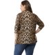 thumbnail image 5 of Cárdigan TalGrande Estampado De Leopardo Frente Abierto PaMujer Beige XXL, 5 of 6