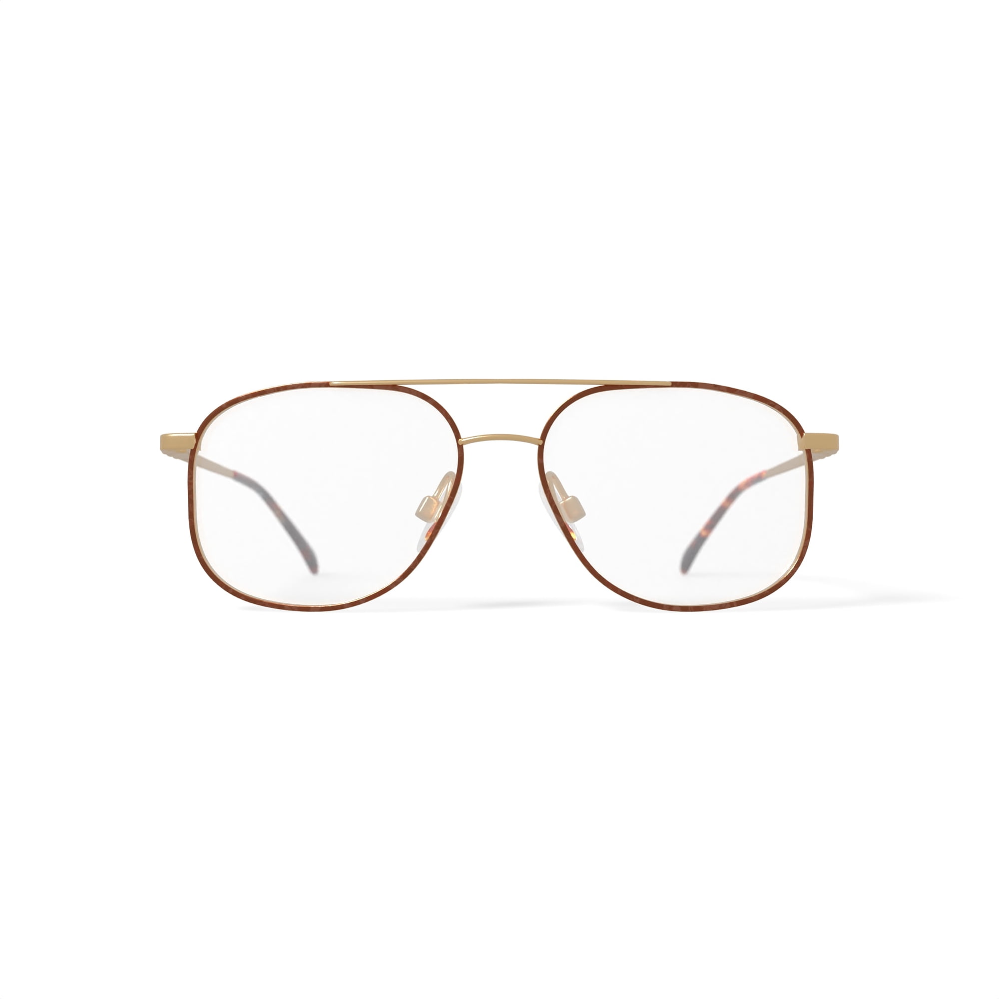 Stetson Men's ST143 Square Prescription Eyeglasses with Case, Tortoise