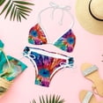 thumbnail image 6 of tie dye72 Women's Bikini Set with Detachable Sponge and Adjustable Strap, Two-Pack, Ideal for Beach and Pool, One-Piece Swimsuits Swimwear Swimsuits, 6 of 6