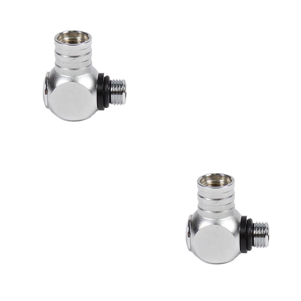 Regulador De Buceo Naiovety Ajustable Conector Giratorio De Puerto LP 2Conjunto