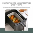 thumbnail image 2 of Collapsible Silicone Air Fryer Liners Rectangular Air Fryer Silicone Pot Reusable Silicone Air Fryer Basket Fits, 2 of 8