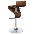 thumbnail image 6 of Covina Adjustable Bar Stool Walnut and Chrome, 6 of 10