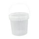 thumbnail image 5 of Cubo de pintura, cubo de pintura, cubo de agua portátil de 5 l, contenedor de almacenamiento de alimentos con asa Claro, 5 of 9