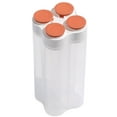 thumbnail image 1 of Transparent Food Grain Seal Storage Cans Jar Tank Divider Boxes Kitchen Plastic, 1 of 1