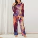 thumbnail image 2 of Fotbe Sunset Cloud Corgi Conjunto de Pijama de Manga Larga para Mujer con Estampado, Ropa de Dormir de 2 Piezas, Conjunto de Casa Suave y Cómodo con Bolsillos-Large, 2 of 7