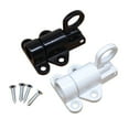 thumbnail image 3 of serony 2pcs/set Cabinet Pull Ring Spring Load Automatic Door Latch Hasp Lock White, 3 of 7