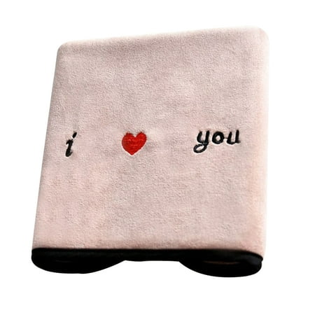 

Water Absorption Towel Loving Heart Decorative Towel Beautiful I Love You Towel for Man Woman (Loving Heart Skin Pink Pattern 75x