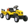 thumbnail image 2 of Aosom Manual Kid Push & Pedal Ride-On, Plastic Yellow, 52.40 x 16.50 x 20.10 Inches, 16.5 lbs, 2 of 9