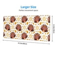 thumbnail image 2 of Rocae Fall Turkey for Gaming Mouse Pad, Mouse Pad Large, Office Computer Keyboard Mousepad, Keyboard and Mouse Pad with Stitched Edges,31.5 x 11.8 in, 2 of 5
