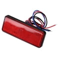 thumbnail image 1 of Rectangle Reflector,Universal Motorcycle Scooter Moped Tail Brake Light Motorcycle Rectangle Reflector Built for Precision, 1 of 6
