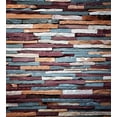 thumbnail image 3 of Ambesonne Retro Duvet Cover Set, Abstract Colored Stones, Queen, Mauve Teal Ivory, 3 of 3