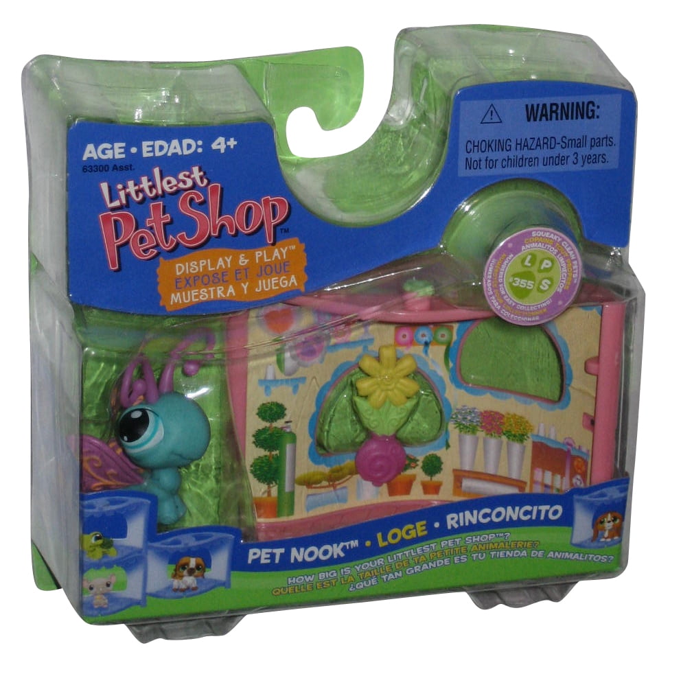 Littlest Pet Shop Butterfly Toy Figure w/ Stackable Nook 355