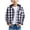 White, variant on Boys Girls Flannel Shirt Classic Plaid Hoodie Shacket Long Sleeve Button Down Jacket Uniform Checked Coat 2026 Hooded Outwear
