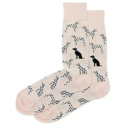 Hot Sox Mens Dalmatians Crew Socks
