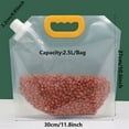 thumbnail image 2 of NOGIS 2.5L Grain Moisture-proof Sealed Bag, 10 Pcs Reusable Transparent Grain Storage Suction Bags, Resealable Airtight Smell Proof Packaging Baggies for Multipurpose Food Storage, 2 of 7