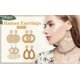 thumbnail image 5 of 4 pares de pendientes de ratán, ligeros, geométricos, con borlas, tejidos, bohemios, hechos a mano, de paja, trenzada, aro, pendientes colgantes para mujer, 5 of 5