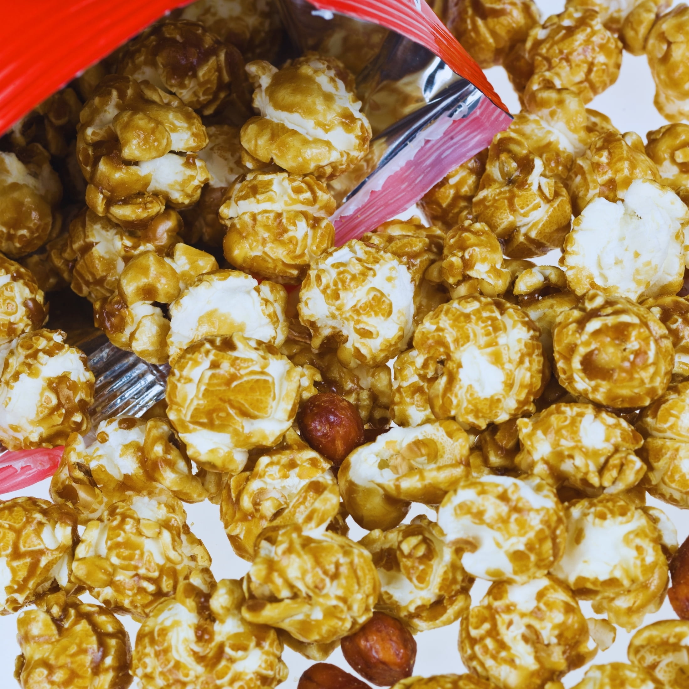 (4) Fiddle Faddle Caramel and Butter Toffee Popcorn with Peanuts, 6 oz Each Sweet Salty Party Travel Snacks Movie Nights Snacking