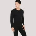 thumbnail image 7 of SSKFHGI Mens Plush Thermal Innerwear Underwear Set Clothes Cotton Tops and Pants Set, 7 of 7