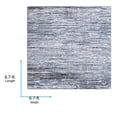 thumbnail image 5 of Livabliss Area Rugs for Living Room, 7ft Round Monte Carlo Modern Blue Square Rug, Bedroom Dining Room Home Decor Stain Resistant Carpet (6'7" x 6'7"), 5 of 8