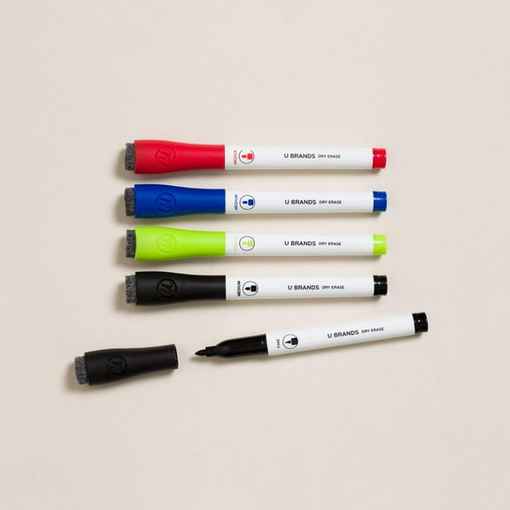 4 Plus 1 Dry Erase Markers, 5 CT