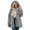 Gray, variant on IROINNID Women's Winter Warm Mid-Long Coat Solid Color Open Front Long Sleeve Outwear, Pink