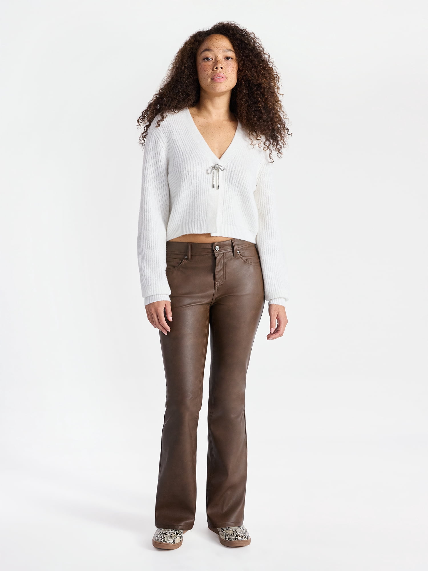 No Boundaries Bow Cardigan, Midweight, Women’s