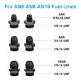 thumbnail image 4 of 2/1pcs Aluminum Inline Fuel Filter 50MM 100 Micron with 6AN 8AN 10AN Adapter For Filtering Gasoline, Diesel, 4 of 8