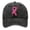 Black, variant on Breast Cancer Awareness Pink Ribbon Baseball Cap Hat Mens Women's Cool Cap Adjustable Snapback Travel Hat