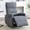 Grey, variant on 360° Swivel Rocker Recliner Chair for Small Spaces, Manual Reclining Chair for Adults, Rocking Glider Chair for Nursery, Living Room, Bedroom, Polyester Fabric Cream Beige