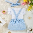 thumbnail image 4 of MEZZALL Girls Dresses For Everyday Play And Outings Ruffled Sleeve T-Shirt Maxi Dress For Little Girls Recommended For Ages 6 Months To 3 Years For Spring Summer 12-18 Months Cute Baby Sundress, 4 of 4