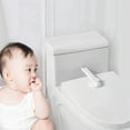 thumbnail image 4 of XIRQI Toilet Locks Baby Proof,Ideal Baby Proof Toilet Seat Lock with Adhesive,Toddler Safety Toilet Lock for Most Toilet Lid,White, 4 of 7