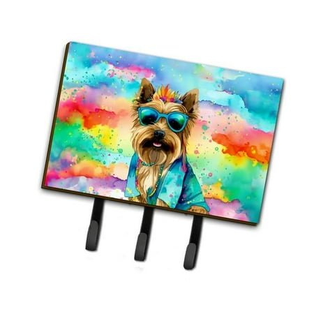 Cairn Terrier Hippie Dawg Leash or Key Holder 6 in x 9 in