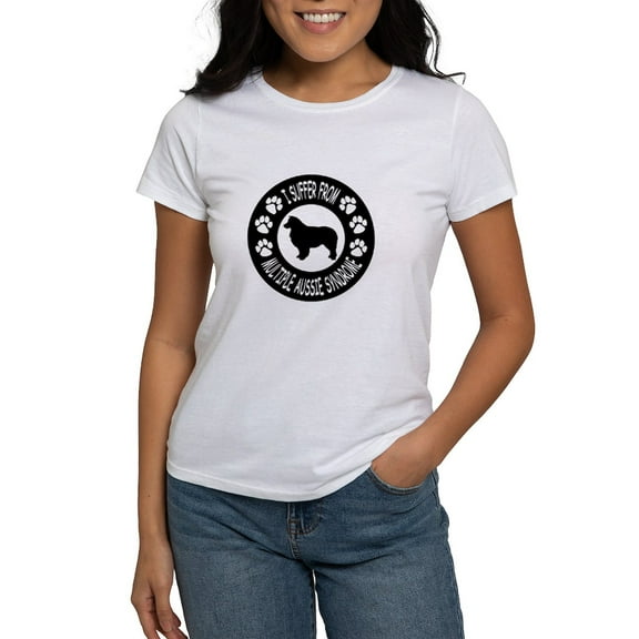 CafePress - Australian Shepherd Dog Women's T Shirt - Women's Classic T-Shirt