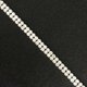 thumbnail image 3 of Cuadros Decorativos Fashion SS16 Clear Rhinestone 2-Row Close Cadena Trims Plata x 1 yarda, 3 of 3