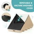 thumbnail image 2 of 5-Tier Extra-Wide Foam Pet Steps, Non-Slip Dog Stairs for High Beds & Sofas with Removable Washable Cover, 2 of 7