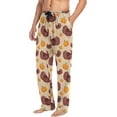 thumbnail image 4 of HPINK-T Pajama Pants for Men Separate Bottoms Soft Men's Sleep Lounge Pj Pants with Pockets, 4 of 12